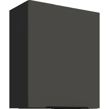 Kuchyňská skříňka Horní kuchyňská skříňka LUNARA - šířka 60 cm, grafit / černá