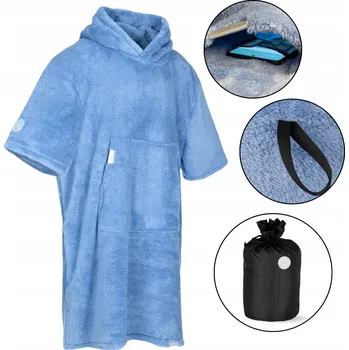 Dámské pončo Pánské plážové pončo na koupání a otužování UTULI COLD BUSTERS (ručník)