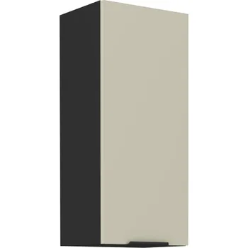Kuchyňská linka Moderní horní skříňka ARAKA 40 G-90 1F, kašmír/černá, 40x31x90 cm