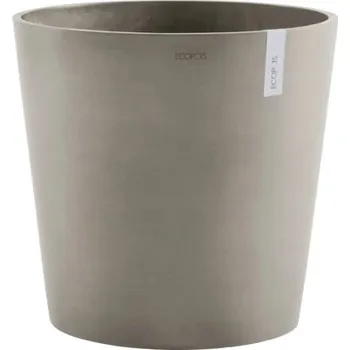 Květináč Květináč Ecopots Antwerp Mini plastový Ø 46,7 cm 50 x 50 x 44,3 cm hnědý