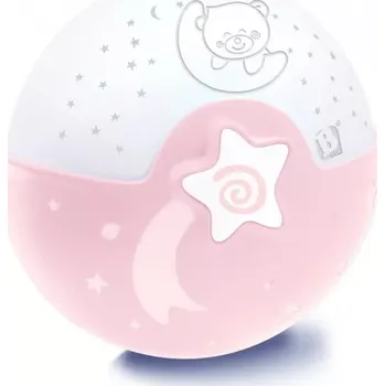 Noční světlo Infantino 2v1 růžový projektor a noční lampička pro děti