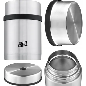 Termoska Termoska na jídlo Esbit Food Jug Sculptor 0,75l stříbrná OCELOVÁ pro jídlo