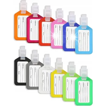 Příslušenství k zavazadlu JMENOVKA NA ZAVAZADLO IDENTIFIKÁTOR NA KUFR 12 KUSŮ