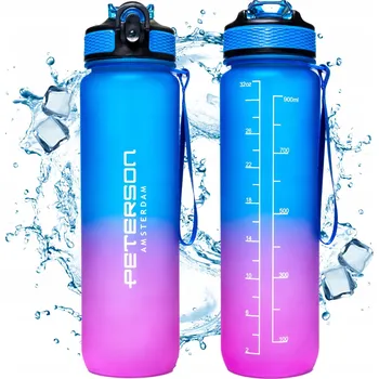 Láhev LÁHEV NA VODU LAHEV NA PITÍ TRITAN 1L VZDUCHOTĚSNÁ BEZ BPA S NÁUSTKEM SPORT