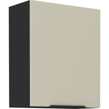 Kuchyňská linka Jednodveřová horní skříňka ARAKA 60 G-72, kašmír/černá, moderní design