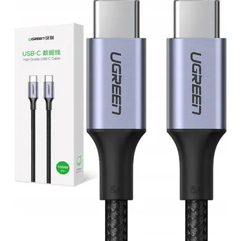 Datový kabel Kabel Ugreen USB typ C - USB typ C 1 m černý