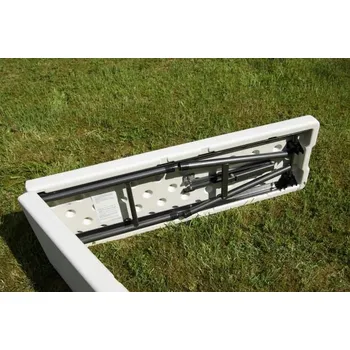 Zahradní lavice Lavička bez opěradla plast 183 x 5 cm