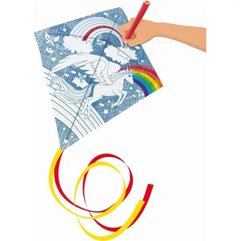 Dřevěná hračka Šarkan PAINT YOUR UNICORN