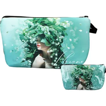 Kosmetická taška Kosmetická taštička Carmani zelená