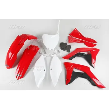 UFO sada plastů a kryty airboxu HONDA CRF 250R '18-'21, CRF 450R '17-'20 (červená/bílá)