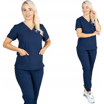 Dámská mikina MIKINA LÉKAŘSKÁ dámská elastická, módní, pohodlná SCRUBS EMILY GRANÁTOVÁ 5XL