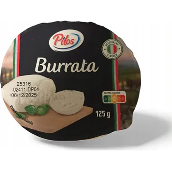 Pilos Burrata 125 g – Krémový italský sýr prémiové kvality