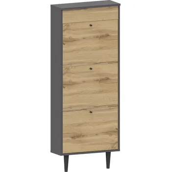 Botník Botník DOTTI 531 grafit -wotan antracit s úložným prostorem UFC