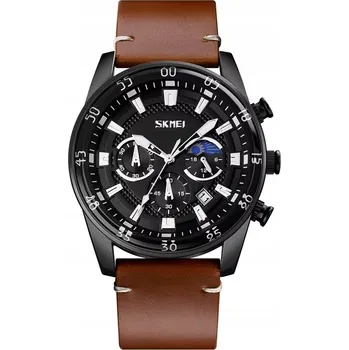 Hodinky Pánské hodinky SKMEI skm.192491b.mn analogový chronograf s fázemi měsíce datumovka