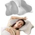 Polštář Ortopedický polštář pro spaní na zádech/břichu/boku bílý/šedý 62 x 40 x 15 cm