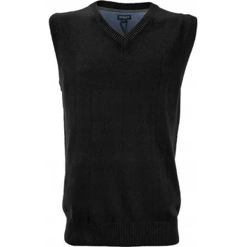 Pánská vesta Pánská vesta bunda bez rukávů bavlna černá XXL