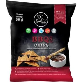 Chips Szafi Free Bezlepkový čočkovo-pohankový chips s příchutí Barbecue (50g)