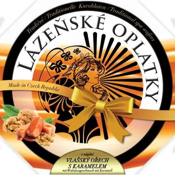 Hodonín Lázeňské Oplatky Vlašský Ořech Karamel 175 g