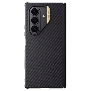 Pouzdro na mobilní telefon Nillkin Synthetic Fiber PRO Magnetic Zadní Kryt pro Galaxy Z Fold 7 Golden