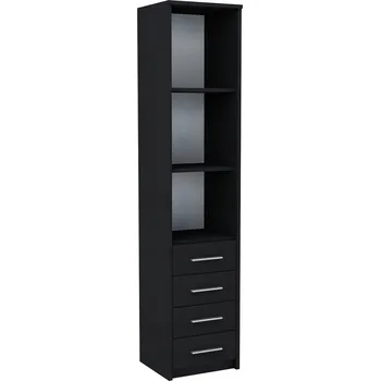 Komoda Regál Matkam 40 cm x 182 cm x 35 cm černý