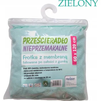 Prostěradlo Nepropustné prostěradlo froté s gumou 60x120cm
