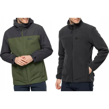 Jack Wolfskin pánská bunda parka s kapucí TAUBENBERG 3IN1 JKT M, velikost M