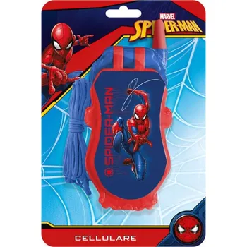 HRAČKA TELEFON S MOTIVEM SVĚTA MARVEL – Spider-Man – ZVUKOVÝ, NA BATERIE