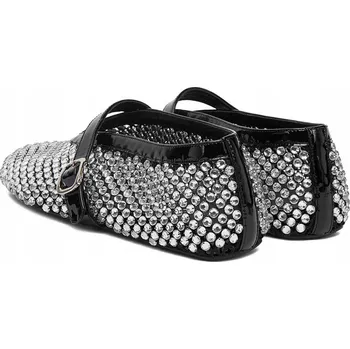 Dámské baleríny Eva Minge baleríny dámské stříbrné EO-ROSA-0516-205