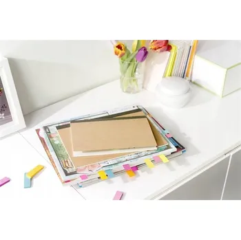 Samolepící bloček Post-it barevné samolepicí záložky do knih, 5 bločků x 50 kusů