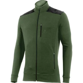 Pánská mikina HUBERT pánská merino mikina - Zelená 6299 / S / Zelená