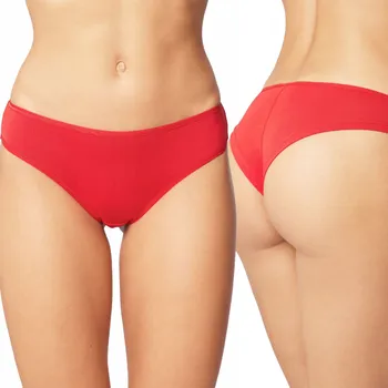 Kalhotky Vivisence 4018 červené L Kalhotky brazilské kalhotky