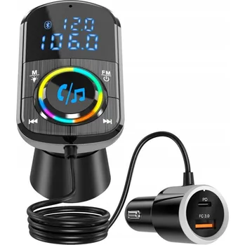 Příslušenství pro autorádio Bluetooth FM Transmiter Navitel BHF08 Pro, handsfree sada, USB-A, USB-C