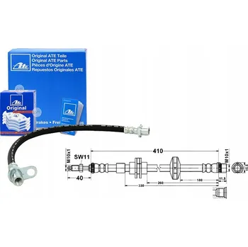 Brzdová hadice BRZDOVÁ HADICE ELASTICKÁ RENAULT LAGUNA LAGUNA III