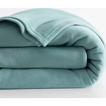 přikrývka Blancheporte Fleecová přikrývka Thermotec® Ourson®, standartní, 350g/m2 eukalyptus 100x150 cm