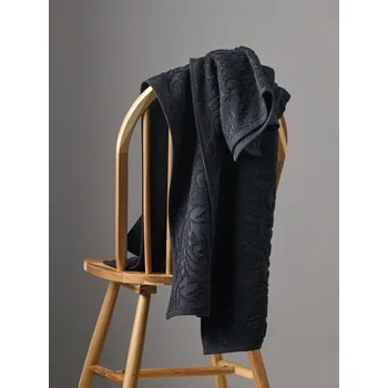 Ručník Sinsay - Bavlněný ručník s reliéfním vzorem - černá - 774GS-99X - 774GS-99X-ONE