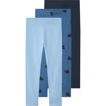 Dívčí legíny lupilu® Dívčí legíny, 3 kusy (modrá, 110/116)