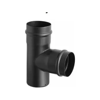 Darco T-kus s těsněním 80 mm černý lak