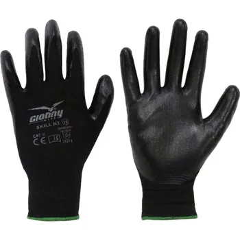 Pracovní rukavice PAYPER SKILL N2 BLACK S00134-0180 / Rukavice máčené v nitrilu - černá 11