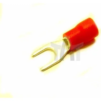 Vidlicová koncovka 4,3MM červená balení 100ks MTX RSL231