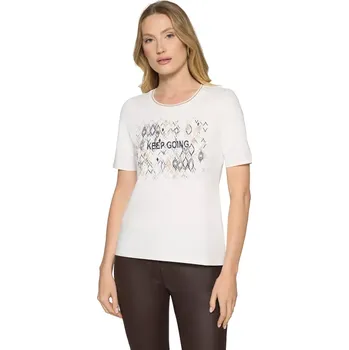 Dámské tričko BETTY BARCLAY dámské triko béžové s potiskem