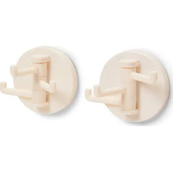 Věšák 718601 - Tchibo - Trojité háčky - barva: bílá