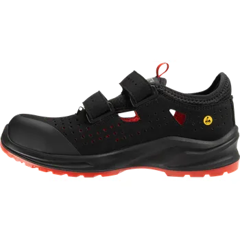 Pracovní oblečení SAFETY JOGGER Sandále MODULO S1PS ESD, NM, SR, SC, FO, různé barvy Velikost 44 (UK-9 1/2) černá/červená