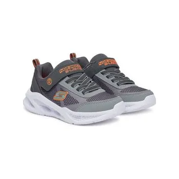 Chlapecká obuv Sneakersy Skechers Meteor-Lights - Krendox 401495L/CCGY Šedá 34
