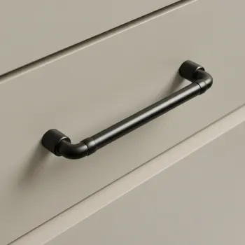 Nábytkové kování Giusti Úchytka DESERT / Černá matná 96 mm