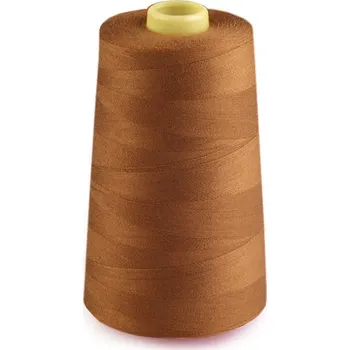 Nit Polyesterové nitě pro overlocky i klasické šití návin 5000 yards PES 40/2, malé, 713 Honey Mustard