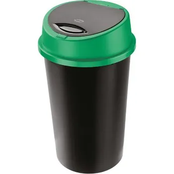 Tontarelli Odpadkový koš BINGO 25L, černá/zelená 8105233AG8 8105233AG8