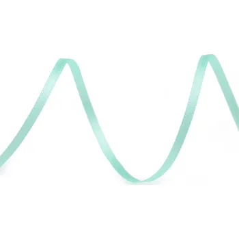 Stuha Atlasová stuha oboulící šíře 3 mm, střední, 342 mint