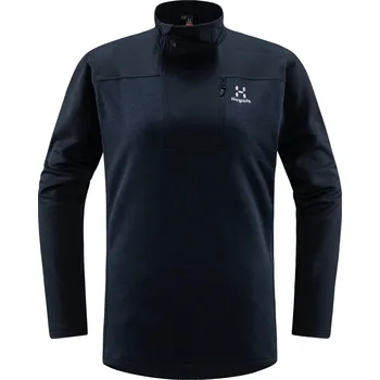 Dámská mikina Dámská technická mikina Haglöfs ROC Flash Mid Halfzip - tmavě modrá Velikost: S