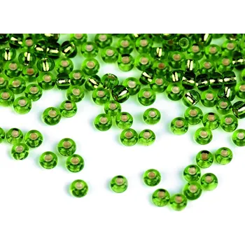 Korálek Rokajl Preciosa 10/0 - 2,3 mm s průtahem, Balení 10 g, Varianta 78102 stříbrná