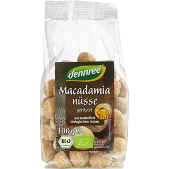 Dennree Makadamové ořechy pražené s medem 100 g bio BIO Množství: 1 ks